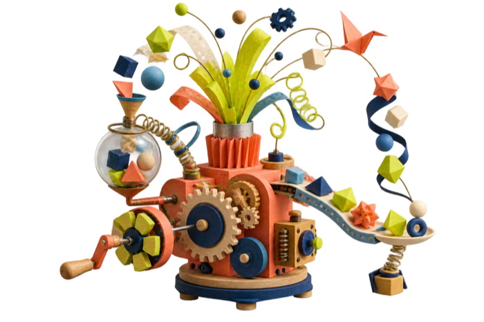 CREATIVE-THINKING WORKSHOP handcrafted illustration